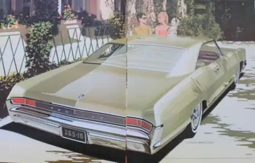 Pontiac Modellprogramm 1965 Automobilprospekt (3438)