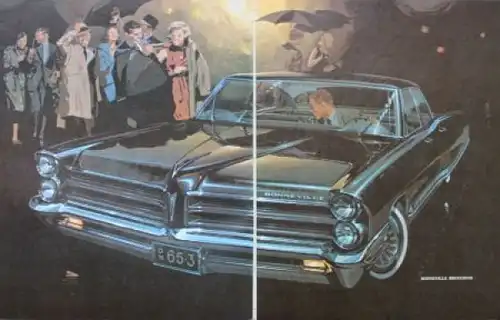 Pontiac Modellprogramm 1965 Automobilprospekt (3438)