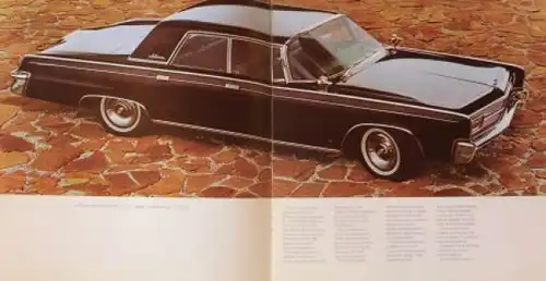 Chrysler Imperial Modellprogramm 1965 Automobilprospekt (3462)