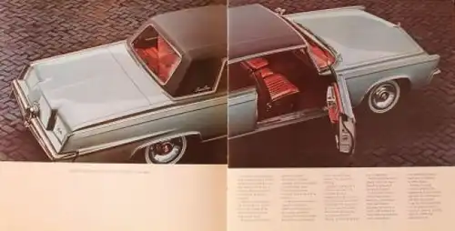 Chrysler Imperial Modellprogramm 1965 Automobilprospekt (3462)