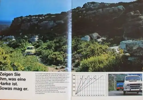 Renault 4 Modellprogramm 1967 Automobilprospekt (3488)
