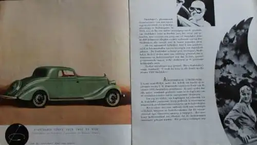 Studebaker Modellprogramm 1934 Automobilprospekt (3523)