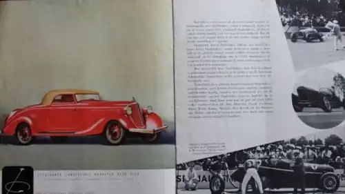 Studebaker Modellprogramm 1934 Automobilprospekt (3523)