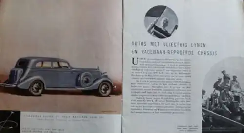 Studebaker Modellprogramm 1934 Automobilprospekt (3523)