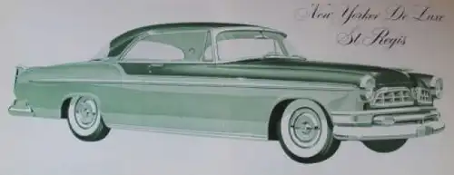 Chrysler Modellprogramm 1954 "The new 100 Million Dollar Look" Automobilprospekt (3530)