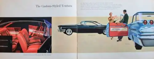 Pontiac Modellprogramm 1960 "Fresh point of view" Automobilprospekt (3587)