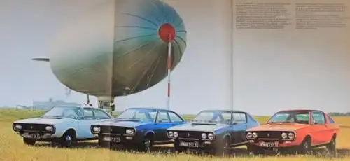Renault 15 - 17 Modellprogramm 1972 Automobilprospekt (3813)