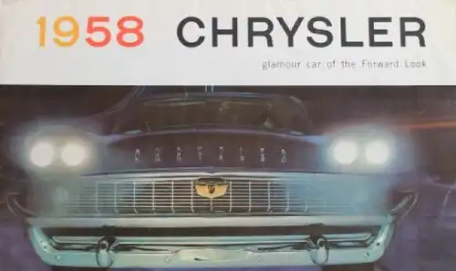 Chrysler Modellprogramm 1958 "Glamour Car of the forward look" Automobilprospekt (3823)