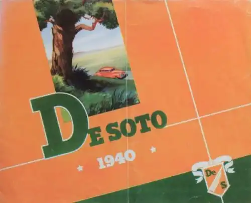 DeSoto Modellprogramm 1940 Automobilprospekt (3824)