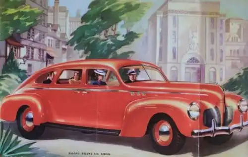 DeSoto Modellprogramm 1940 Automobilprospekt (3824)