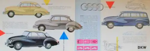 DKW 900 Modellprogramm 1960 "Bewährt und begehrt" Automobilprospekt (3829)