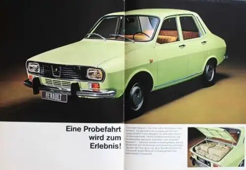 Renault 12 Modellprogramm 1969 Automobilprospekt (3834)