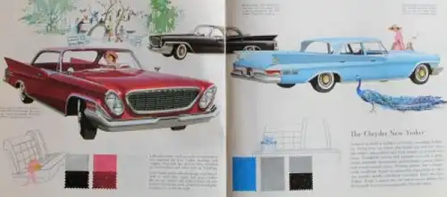 Chrysler Modellprogramm 1961 Automobilprospekt (3838)