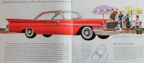 Chrysler Modellprogramm 1961 Automobilprospekt (3838)