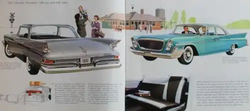 Chrysler Modellprogramm 1961 Automobilprospekt (3838)