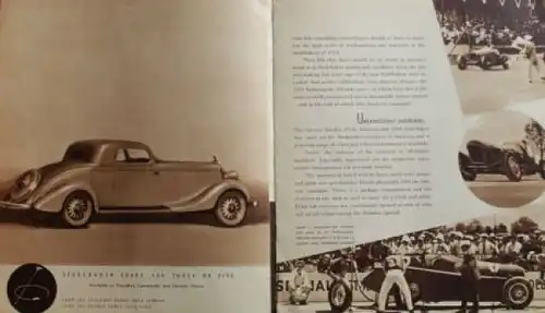 Studebaker Modellprogramm 1934 Automobilprospekt (3847)
