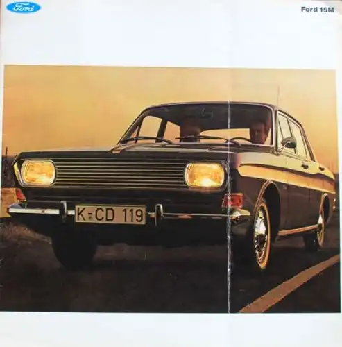 Ford Taunus 15 M Modellprogramm 1967 Automobilprospekt (3853)