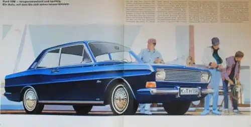 Ford Taunus 15 M Modellprogramm 1967 Automobilprospekt (3853)