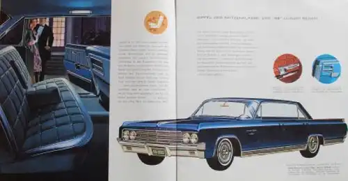 Oldsmobile Super 88 Starfire Modellprogramm 1963 Automobilprospekt (3858)