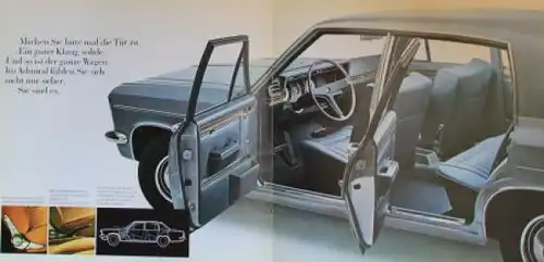 Opel Admiral Modellprogramm 1969 Automobilprospekt (3866)