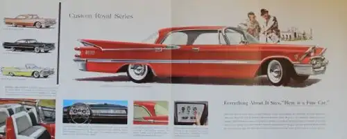 Dodge Modellprogramm 1959 Automobilprospekt (3868)