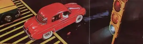 Renault Dauphine Gordini Modellprogramm 1961 Automobilprospekt (3877)