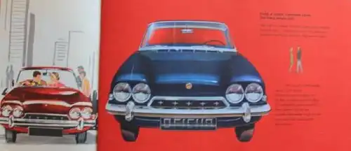 Ford Consul Capri Modellprogramm 1962 "Don't look now" Automobilprospekt (3885)