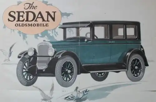Oldsmobile Six Modellprogramm 1928 "The Coach and Sedan" Automobilprospekt (3892)