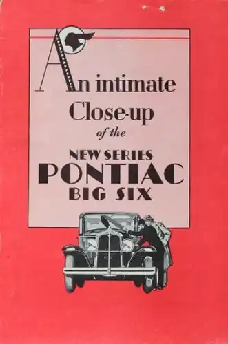 Pontiac Big Six 1928 Modellprogramm "New Series" Automobilprospekt (8337)
