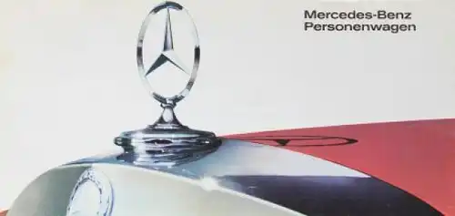 Mercedes-Benz Modellprogramm 1967 Automobilprospekt (3912)