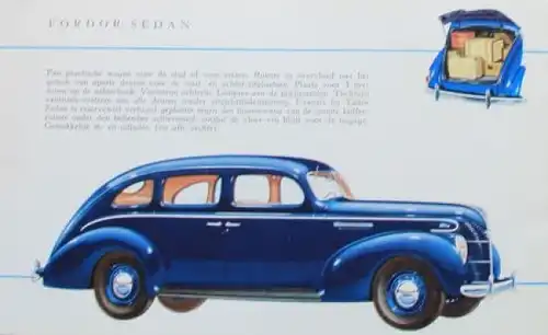 Ford V8 Modellprogramm 1939 Automobilprospekt (3921)