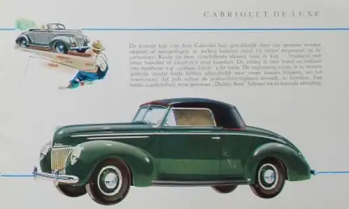 Ford V8 Modellprogramm 1939 Automobilprospekt (3921)