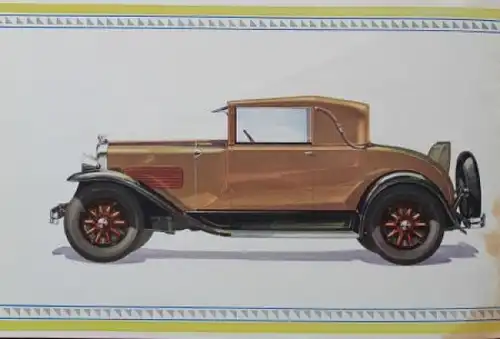 Pontiac Big Six Modellprogramm 1930 Automobilprospekt (3935)