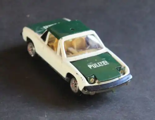 Gama Minimod Porsche-VW 914 Polizei 1973 Metallmodell (3945)