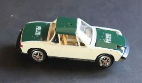 Gama Minimod Porsche-VW 914 Polizei 1973 Metallmodell (3945)