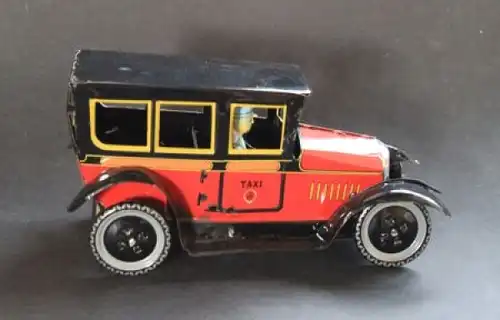 Paya Auto Sedan Taxi 1926 Blechmodell mit Friktionsantrieb (3971)