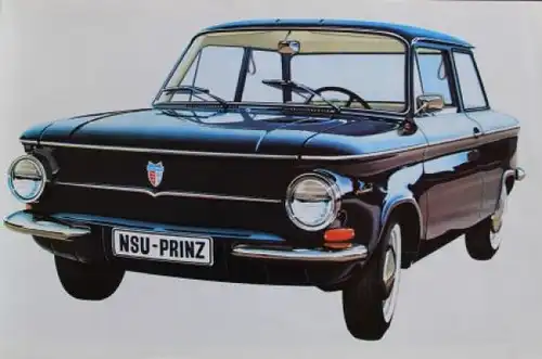 NSU Prinz 4 Modellprogramm 1961 Automobilprospekt (4005)