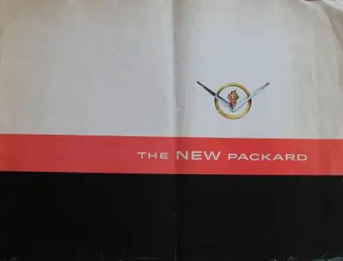 Packard Modellprogramm 1955 "The new Packard" Automobilprospekt (4011)