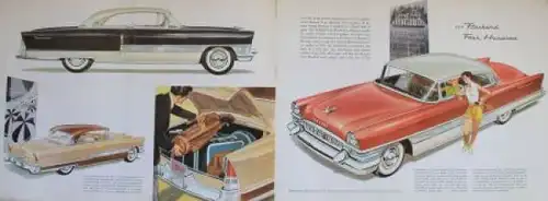 Packard Modellprogramm 1955 "The new Packard" Automobilprospekt (4011)