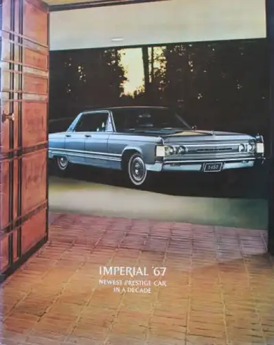 Chrysler Imperial Modellprogramm 1967 Automobilprospekt (4022)