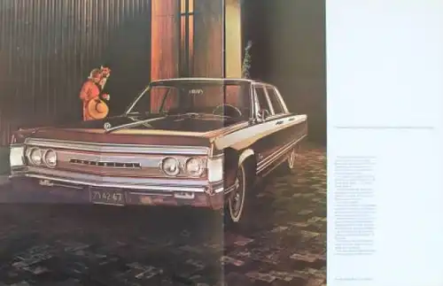 Chrysler Imperial Modellprogramm 1967 Automobilprospekt (4022)