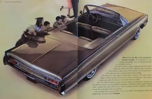 Chrysler Modellprogramm 1965 Automobilprospekt (4025)