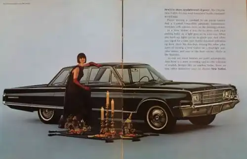 Chrysler Modellprogramm 1965 Automobilprospekt (4025)