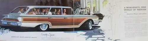 Ford Station Wagon Modellprogramm 1960 Automobilprospekt (4028)