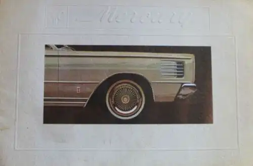 Ford Mercury Modellprogramm 1965 Automobilprospekt (4030)