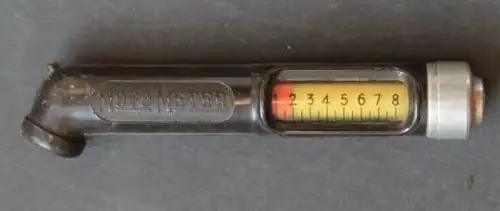 Moto-Meter Luftdruckprüfer 1950 Bakelitgehäuse (4039)
