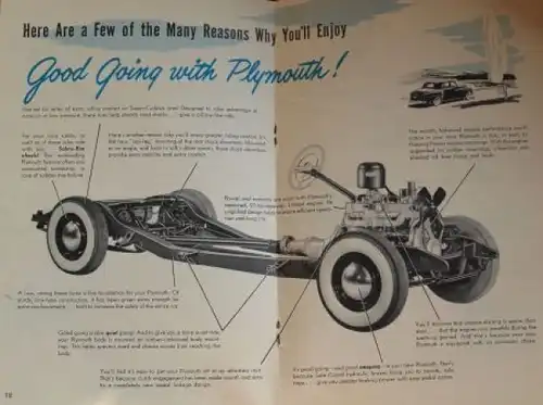 Plymouth "Good Going in your new Plymouth" 1949 Betriebsanleitung (4055)