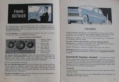 Ford Taunus 12 M 1961 Betriebsanleitung (4086)