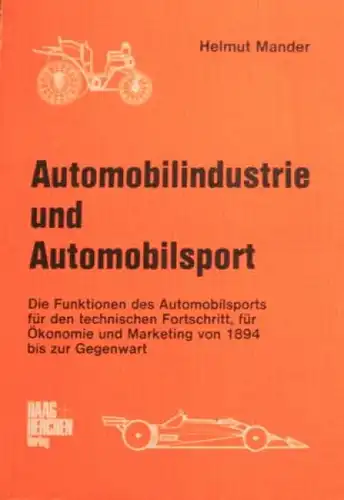 Mander "Automobilidustrie und Automobilsport" 1978 Motorsport-Historie (4240)