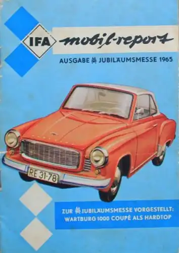 "IFA Mobile Report" Firmenmagazin 1965 Jubiläumsmesse (4260)